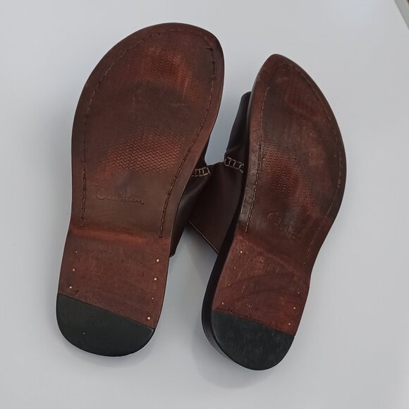 Cole Haan Brown Leather Sandals - Picture 4 of 7